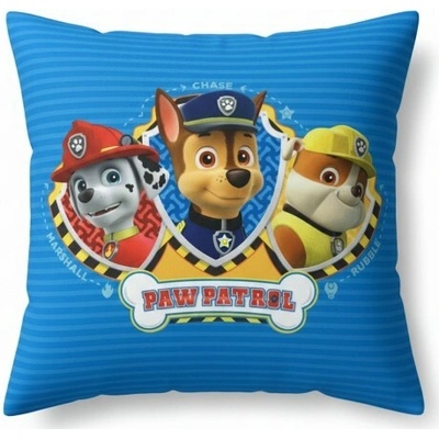 Carbotex Vankúš Labková patrola Paw Patrol Marshall Chase a Rubble 40x40