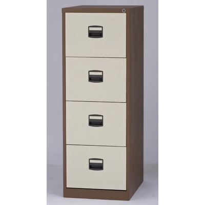 Bisley CC4H1A/FLS čtyřzásuvková světle hnědá av5 / přední plochy krémová av6 strukturovaný lak – Hledejceny.cz