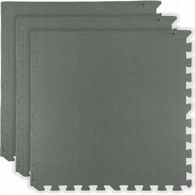 Humbi Pěnová podložka puzzle 3 ks 60 x 60 x 1 cm tmavě šedá – Zbozi.Blesk.cz