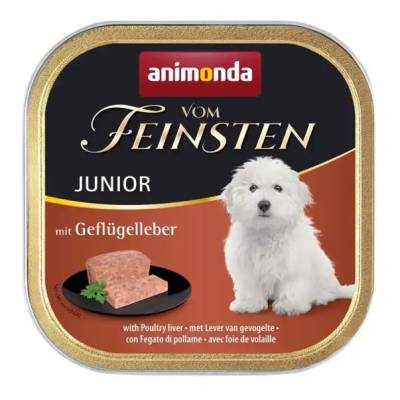 Animonda Dog Vom Feinsten Junior smak: wątróbka drobiowa 150g