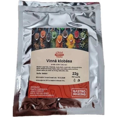 Mistr Málek Vínna klobása 22 g