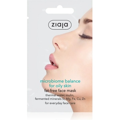 Ziaja Microbiome Balance маска за лице за регулиране на себума 7ml