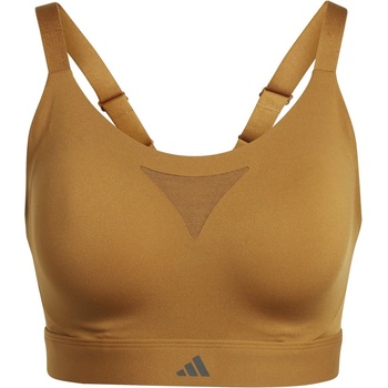 Image 1 of adidas Tailored Training High-Support Bra Womens - bronze strata