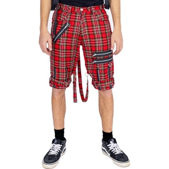 HEARTLESS мъжки къси панталони heartless - kahleb - червено tartan - poi1399