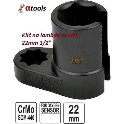 Klíč na lambda sondu 22 mm 1/2" - QUATROS QS20359 – Zbozi.Blesk.cz