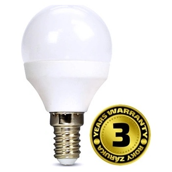 Solight LED žiarovka , miniglobe, 6W, E14, 6000K, 450lm