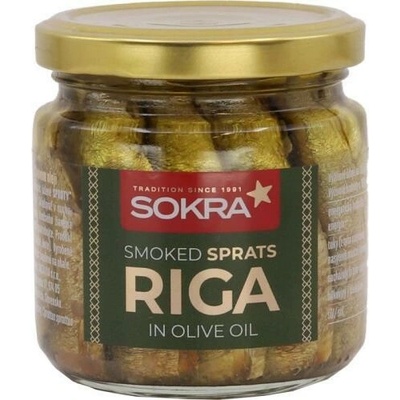 Sokra Uzené šproty v olivovém oleji 185 g