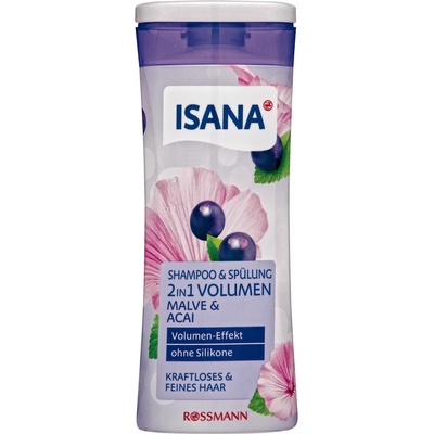 Isana šampon a kondicionér 2v1 pro zvýšení objemu 300 ml