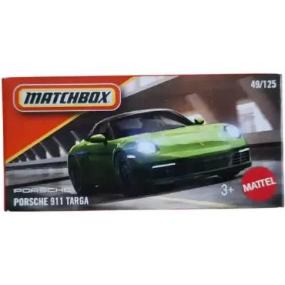 Mattel Matchbox: Мини количка в картонена кутия Porsche 911 Targa (JHR42)
