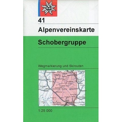 DAV Alpenvereinskarte 41 Schobergruppe 1 : 25 000