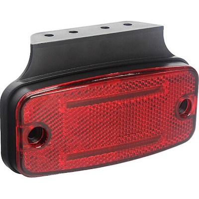 Zadní obrysové světlo LED, červený obdélník, ECE R10, KF665RED – Zbozi.Blesk.cz