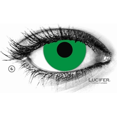Lucifer Crazy šošovky - nedioptrické - GREEN 2 šošovky