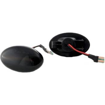 Image 1 of Диодни мигачи за калник за Smart Fortwo W450 (1998-2007), Vito (2003+), A-Class W168 (1997-2001) - опушени с бягащ мигач