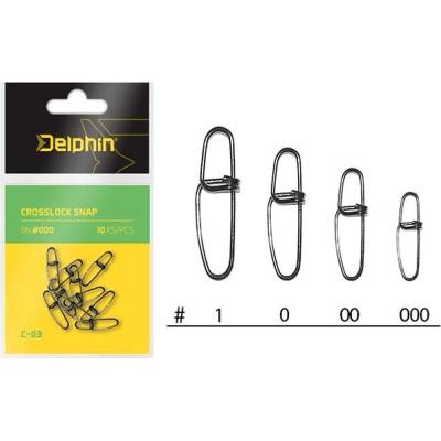 Delphin Crosslock Snap C-03 veľ.00 10 ks