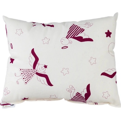 Pleva Bylinný polštářek Květinové proužky žlutá 23x29 cm