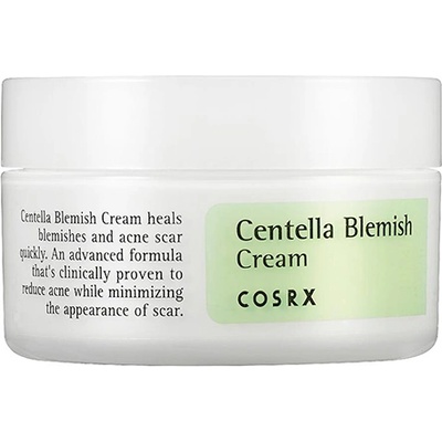 COSRX Centella Blemish Cream възстановяващ крем за лице с азиатска центела унисекс 30 мл