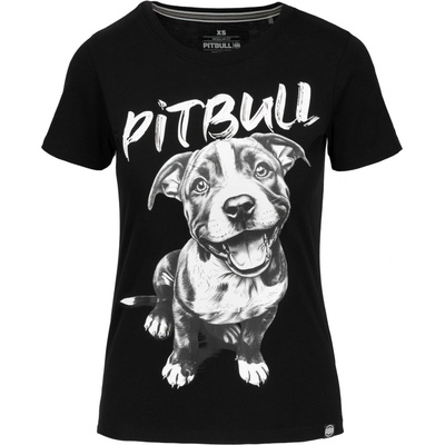 PitBull West Coast dámské triko PUPPY 2 černé