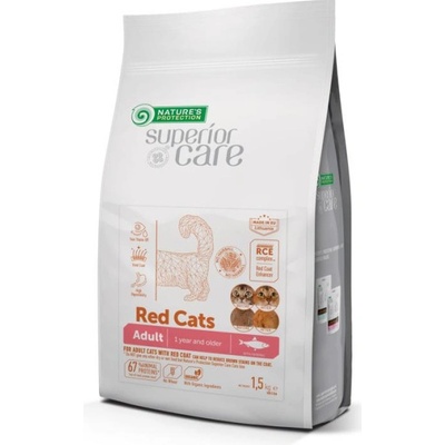 Nature's Protection Cat Superior Care Red Adult GF Herring 1,5 kg