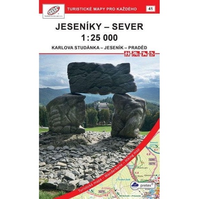 Jeseníky - sever 1:25 000 / 41 Turistické mapy pre každého