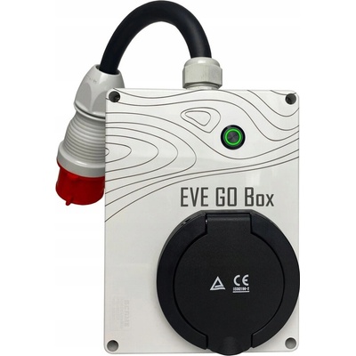 EV Expert Přenosný wallbox adaptér EVE GO Box Typ 2 32A 22kW