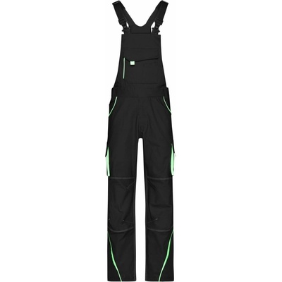 Daiber JN 848 kalhoty s laclem black/lime green
