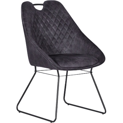 Carmen Трапезен стол gedling - антрацит mj 1