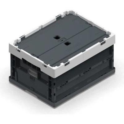 PK Group Skládací přepravky plná 400x300x220 s víkem