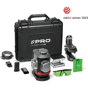 PRO Комплект лазерен нивелир + аксесоари pro tyxer 4dg setplus/ 30 м (pro-l1309)