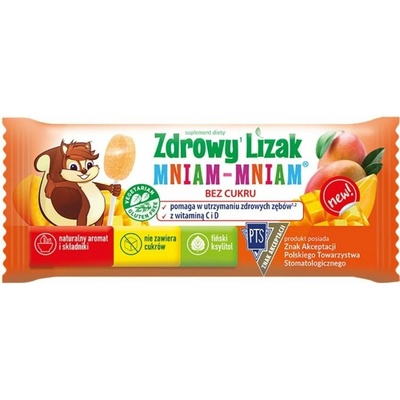 Starpharma Zdravé lízátko s vitaminem C a D Mango 6 g
