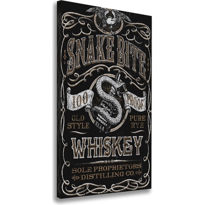 Vertikálny moderný obraz canvas na ráme Whiskey 50x100 cm