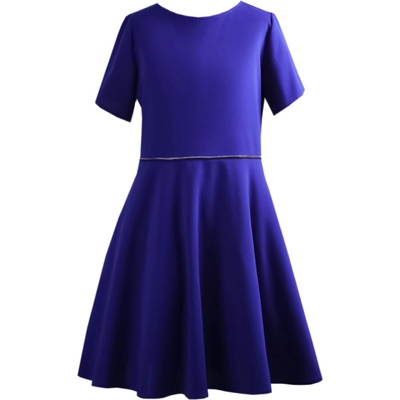 Fashionkids dievčenské šaty LIZA M/448 kráľovská modrá