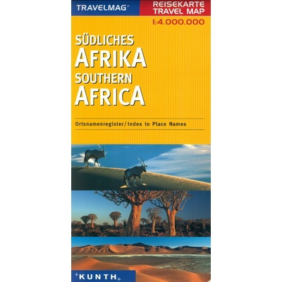 mapa Southern Africa 1:4 mil.