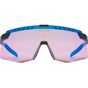uvex Очила за колоездене Uvex Pace Stage Colorvision Small Cat. 1 Cycling glasses - Black Matt / Mirror Blue - размер One Size (205-6996-0111)