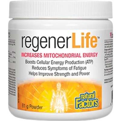 Natural Factors Rеgener Life Increases Mitochondrial Energy Powder [81 грама]