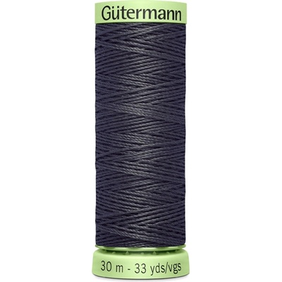 Knoflíková prošívací nit Gütermann šedá