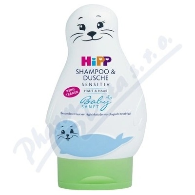 HiPP kosmet.šampón Vl + těl. lachtan 200 ml