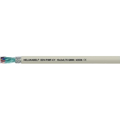 Helu 43533-100 datový kabel 8 x 0.75 mm² šedá 100 m