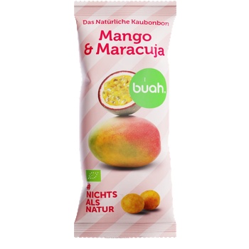 buah Био дъвчащи бонбони Манго-Маракуя - 40 г