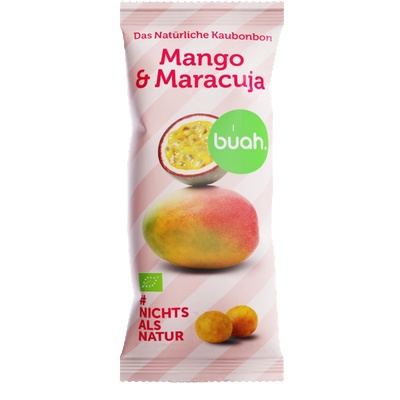 buah Био дъвчащи бонбони Манго-Маракуя - 40 г