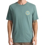 Roark Мъжка тениска Roark Goin Global T-shirt - Slate Green - размер XXL (216-7595-0215)