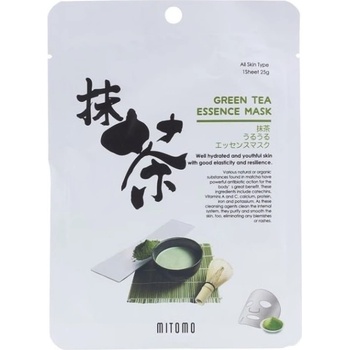 Mitomo Green Tea Japan Facial Essence Mask Маска за лице дамски 25gr