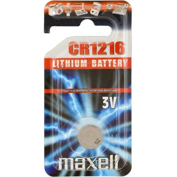 Maxell Бутонна батерия литиева maxell cr1216 3 v (cr1216)