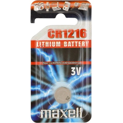 Maxell Бутонна батерия литиева maxell cr1216 3 v (cr1216)