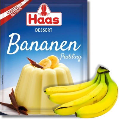 Haas Puding Banán 37g