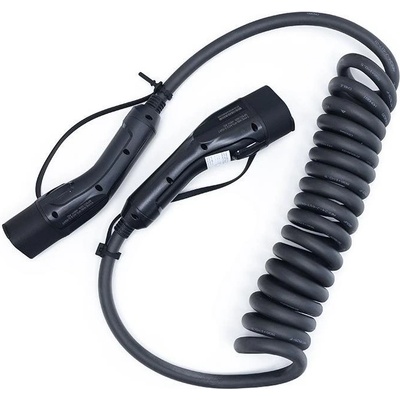 Sectron Nabíjecí kabel spirálový Type 2 Type 2 22 kW 3 × 32 A 400 V 2,5 m