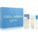 Kosmetické sady Dolce & Gabbana Light Blue Woman EDT 100 ml + tělové mléko 100 ml + EDT 7,4 ml dárková sada