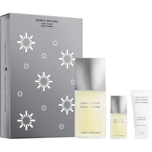 Issey Miyake Мъжки комплект Issey Miyake L’Eau d’Issey Pour Homme EDT 125 ml + EDT 15 ml + душ гел 50 ml