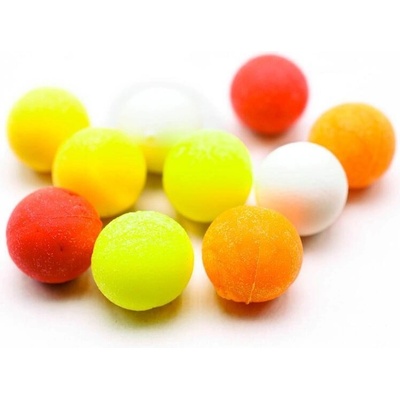 Enterprise imitace boilies plovoucí 10mm fluoro žlutá Scopex & Broskev 8ks