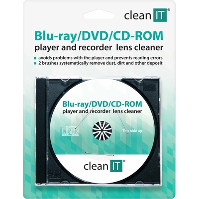 CLEAN IT čistící CD pro BD DVDCD-ROM přehrávače náhrada za CL-32