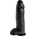 Pipedream Лепяща се пенис отливка "king cock black" 32 см. Гигант